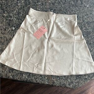 XS Silk Mini Skirt Quince